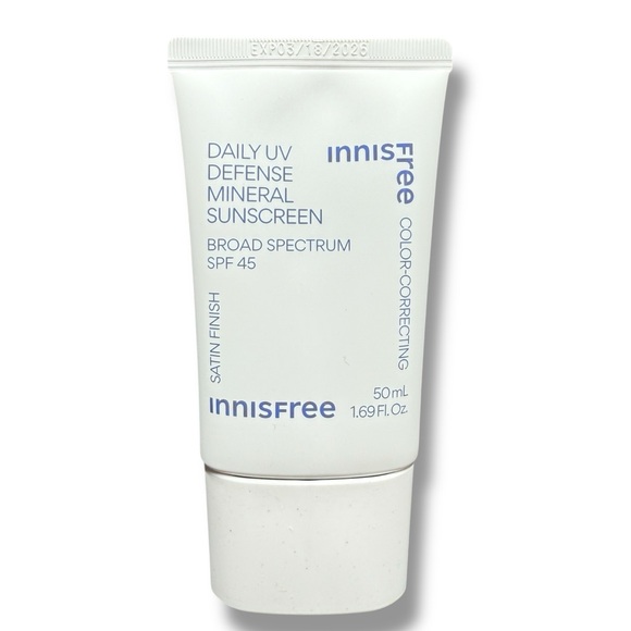 Innisfree Daily UV Defense Mineral Sunscreen SPF 45 - 1.69 Fl Oz - EXP: 3/26 - Picture 9 of 15